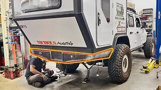 Fabricating a Custom Rear Bumper for my Jeep Truck Camper