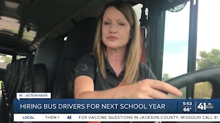 Hiring bus drivers for next school year