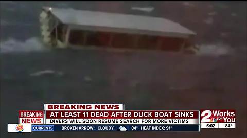 Officials expected to update on deadly duck boat sinking