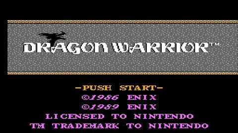 Dragon Warrior (1989) Full Game Walkthrough (10x Experience and 10x Gold Hack) [NES]