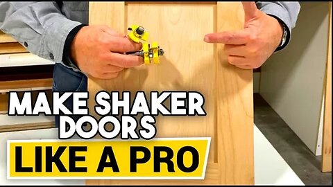 Learn the steps to easy DIY shaker cabinet doors.