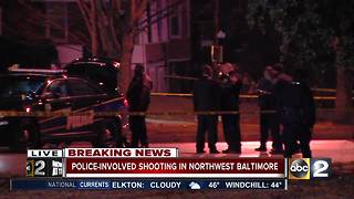 Officer-involved shooting in Northwest Baltimore