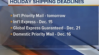 Holiday shipping deadlines are fast approaching!