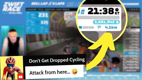 LONG ATTACK FOR THE WIN at Zwift Crit Club Race!?