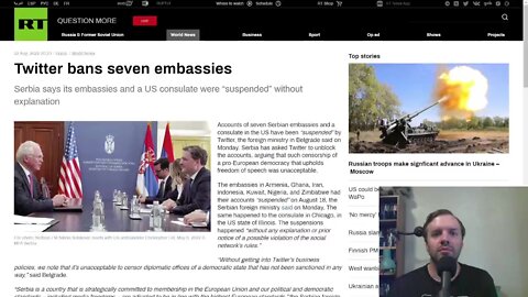 Twitter "suspends" the accounts of 7 Serbian embassies and a consulate in 8 different countries