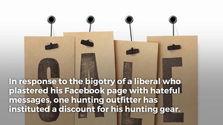 Hunting Outfitter Offers Discount After Anti-Hunter's Tirade