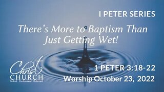 Christ Church OPC | Flower Mound, Texas | There’s More to Baptism Than Just Getting Wet!