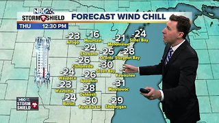 Michael Fish's NBC26 Wind Chill forecast
