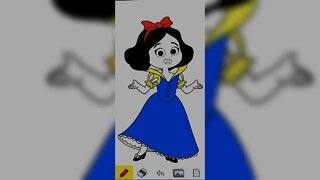 Coloring Snow White - Princess Coloring Book game