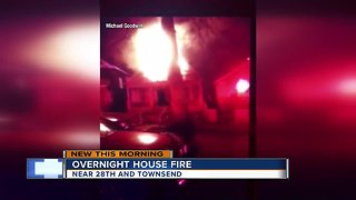 Milwaukee Fire Department battles overnight house fire on city's north sie