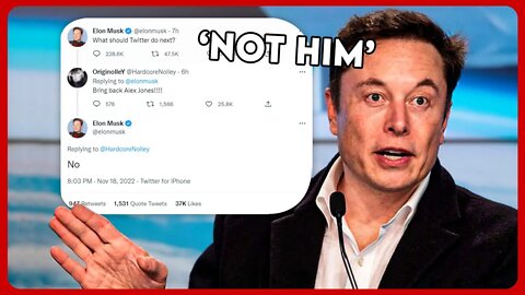 Here is why Elon Musk doesn't want Alex Jones on Twitter