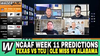 Happy Hour CFB Kickoff Show | NCAAF Week 11 Predictions | Texas vs TCU | Ole Miss vs Alabama