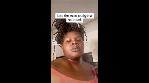 Good video warning of the dangers of eating mice. Woman Eats Mice And Has Allergic Reaction