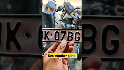 new number plate installation #youtubeshorts #vlog #automobile