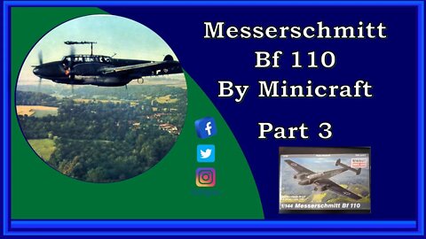 Messerschmitt Bf 110 by Minicraft Model Kits Build - Part 3