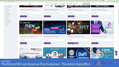 The BitcoinTAF.com Revenue Plan Explained - how to make money referring people in cryptocurrencies.