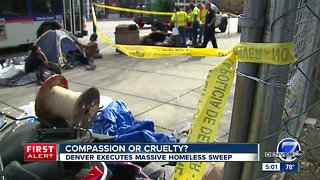 City cleans up encampment in downtown Denver, irking homeless and advocates