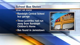 Teens accused of stealing school bus in Cattaraugus County