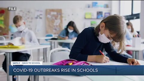 COVD-19 outbreaks rise in schools