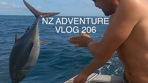 Adventure VLOG 206 - BLUEFIN TUNA down at Jacksons Bay - The one that got away