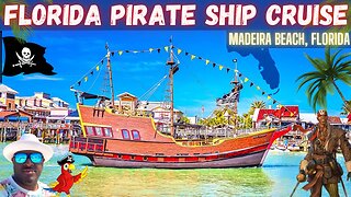 Pirate Ship Boat Cruise In Madeira Beach Florida | The Pirate Ship Royal Conquest | John's Pass🌴
