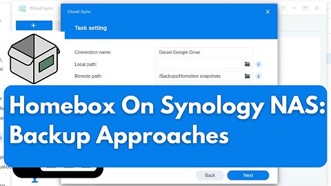Backup Approaches For Homebox On Synology NAS (Inventory Management)