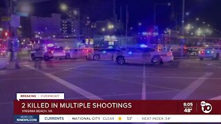 Two killed in multiple shootings in Virginia Beach