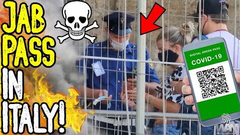 EXCLUSIVE: Vaccine Passports ENFORCED In Italy! - This Is INSANE!