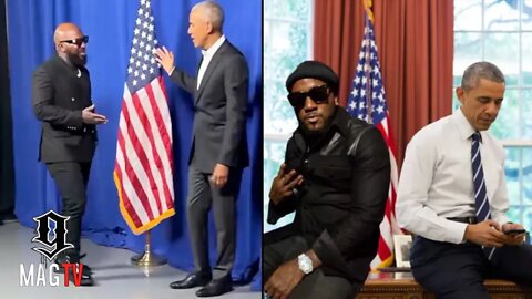 Jeezy Pulls Up On President Barack Obama At Georgia Rally! 🇺🇸