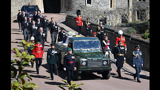 Prince Philip has been laid to rest at a moving ceremony in Windsor
