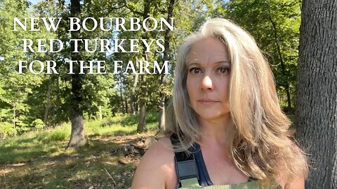 New Bourbon Red Turkeys For The Farm + Picking Up Our Thanksgiving Turkey