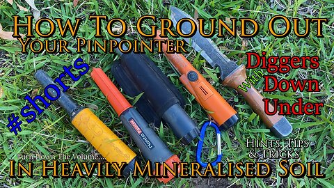 How To Ground Out Your Pinpointer