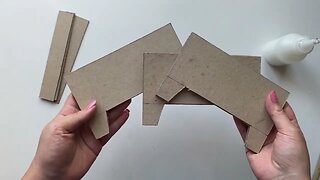 DIY How to make a cardboard base for a jewelry box