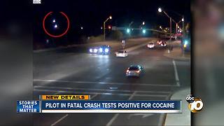 Pilot in fatal crash tests positive for cocaine