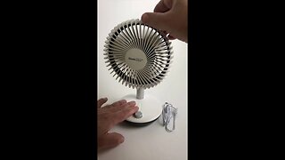 6 inch GF5 Rechargeable Travel desktop Fan Short @fliproducts6134