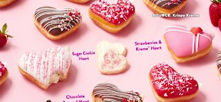 Krispy Kreme unveils new sweetheart donuts
