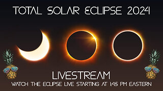 SOLAR ECLIPSE 2024 - WATCH LIVE - STARTING AT 1:45 PM EST