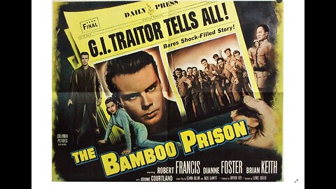 Bamboo Prison (1954) Korean War Drama, Brian Keith