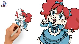 How to Draw Poppy Playtime Doll - Art Tutorial