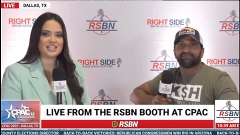 Kash Patel CPAC TX 2022 Day Two Interview on RSBN
