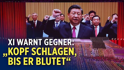 Chinas Staatschef Xi Jinping warnt ausländische Regierungen zum Jubiläum der KP Chinas