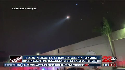 Three people dead in shooting at bowling alley in Torrance
