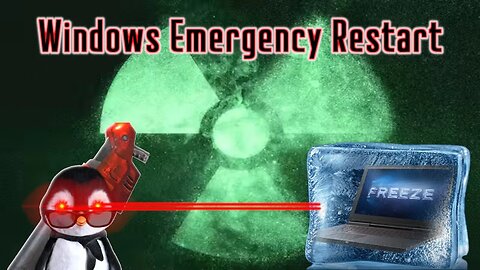 Last Resort if Windows is frozen | Windows Emergency Restart (Hidden Feature)