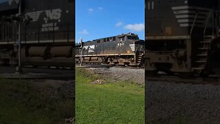 3 Norfolk Southern Pulling Through Bucyrus Train Horn #train #trainhorn #asmr #norfolksouthern