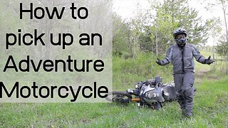 How to lift an Adventure Motorcycle