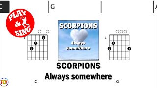 SCORPIONS Always somewhere FCN GUITAR CHORDS & LYRICS