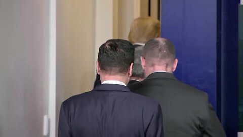 WATCH: President Trump pulled from presser after shooting outside White House