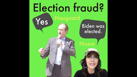Haugaard v Fake Noem, 2020 Election Fraud, Republican Establishment Fail