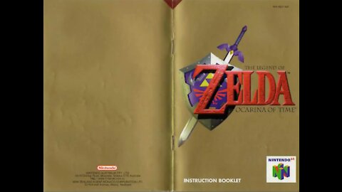 The Legend of Zelda: Ocarina of Time - Game Manual (N64) (Instruction Booklet)