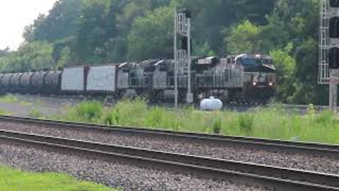 Norfolk Southern 310 Manifest Mixed Freight Train from Berea, Ohio July 5, 2021